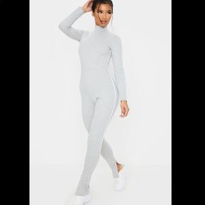 💕 5/$25 PrettyLittleThing Grey Jumpsuit